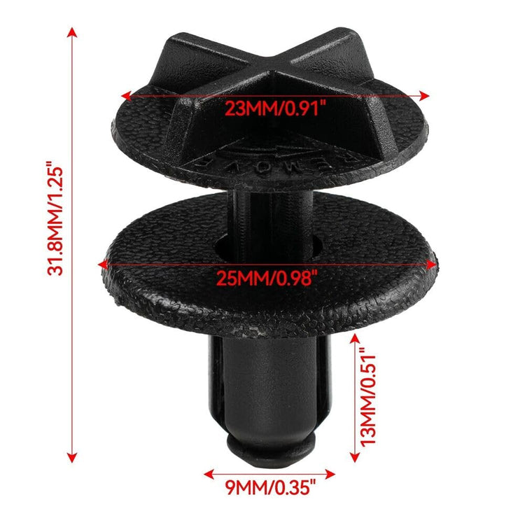 TUCANSBP 20 Pezzi di Nylon for Coperchio Batteria Auto e Clip for Pannello Cofano, compatibili for Land Rover Range Rover Discovery Sport Evoque LR024316 Foro da 9 mm TUCANSBP 20 Pezzi di Nylon for Coperchio Batteria Auto e Clip for Pannello Cofano, compatibili for Land Rover Range Rover Discovery Sport Evoque LR024316 Foro da 9 mm
