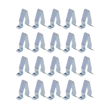 20pcs Metal Interior Trim Panel Lining Spring Clips 16mm or 22mm Vehicle Interior Upholstery Retainer Fasteners Auto Replacement Parts