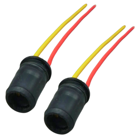 2pcs T5 T10 T15 Socket Lamp Holder Auto Bulb Holder Socket Connectors Push/Twist Size: T10-8