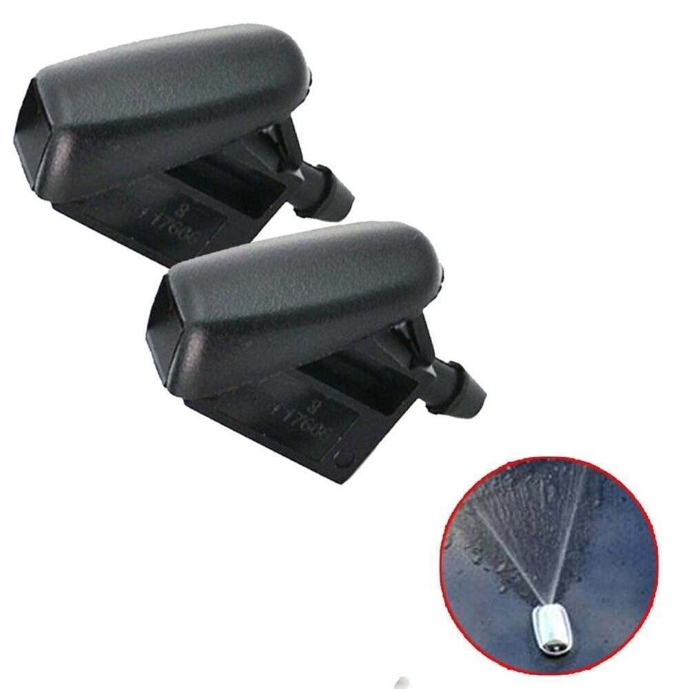 2x Car Window Windshield Wiper Washer Nozzle Water Spray Jet - Foto 8