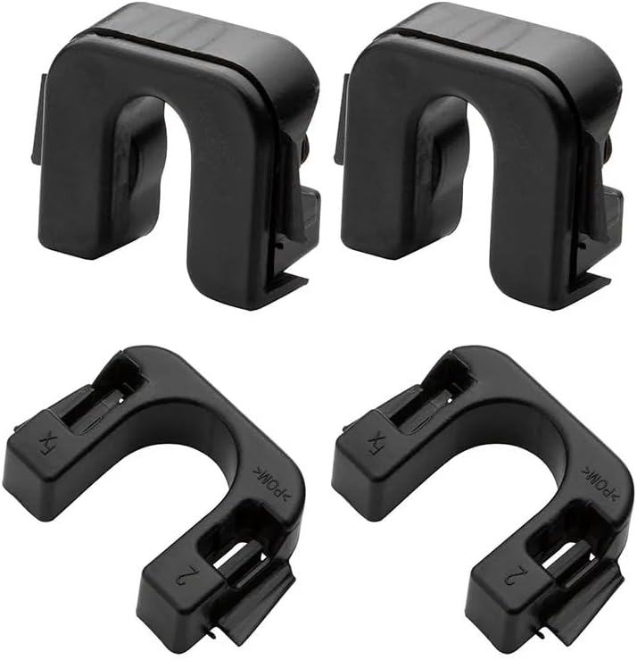 2 Pcs Parcel Shelf Clips Fits Focus MK3 015532109E Black Rear Luggage Fastening Brackets Compatible for Fiesta Focus B-Max C-Max C3 DS3 Qashqai J10 1539663 8795EN