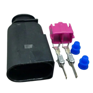 Kit de connecteur mâle 2 broches pour VW AUDI SEAT SKODA VAG 1J0973852