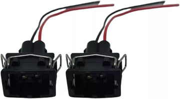 2X Pre-Wired 2 Pin Fog Light Lamp ConnectorS for VW T4 357972762 357972752