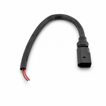 2 Pin Male Connector Plug Pigtail Prewired 30cm With Conduit - VW Audi Seat Skoda 1J0973722 8D0973822 1717692-1