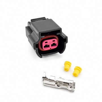 2 Pin Fuel Injector Connector Plug Unwired Kit - VW Golf Jetta Polo Audi A4 A6 Q3 Q5 06A973722 6195-0043
