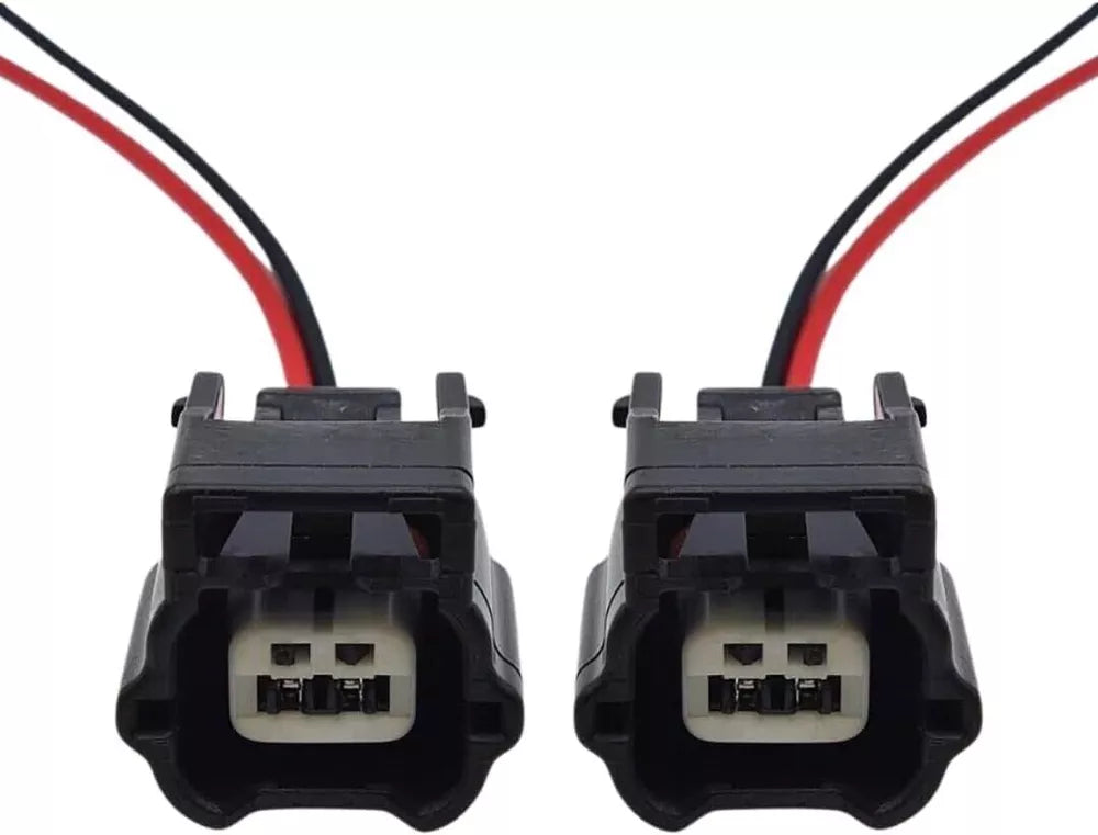 2pc Pre-Wired 2 Pin Connector Plugs for Nissan X-Trail Qashqai ABS Sensor