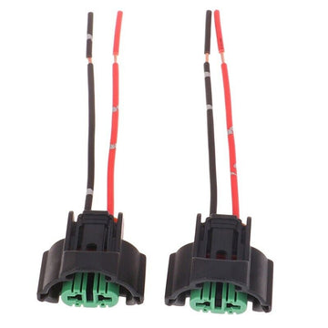 2pcs For Honda Insight Headlight Bulb H11 Connector Wiring Adapter