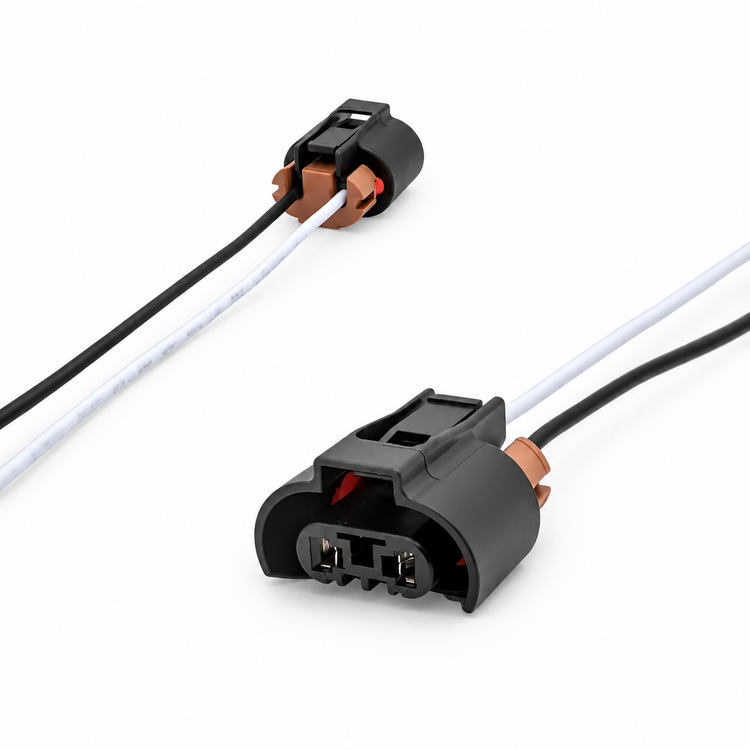 Pair of 9005 HB3 Car Lamp Holder 2 Pin Prewired Connectors - Socket Wiring Harness – 2x/HOT/F14/9005 – image 1