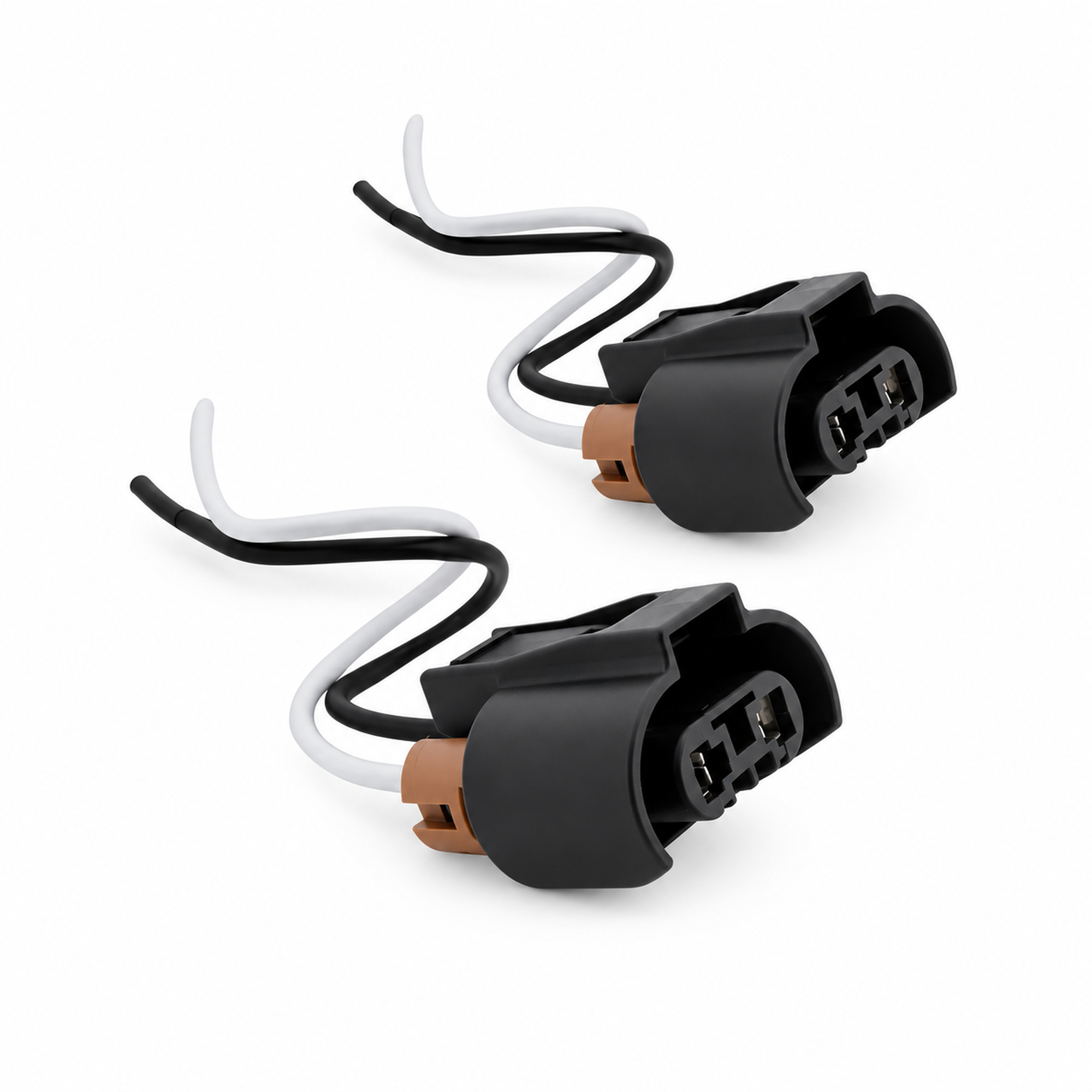 Pair of 9005 HB3 Car Lamp Holder 2 Pin Prewired Connectors - Socket Wiring Harness – 2x/HOT/F14/9005 – image 4