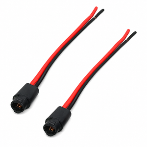 2 Pin 2pcs T5 Socket Lamp Holder Auto Bulb Holder Socket Connectors Push/Twist