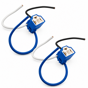 3 Pin 2pcs Angled 9003 HB2 H4 Female Ceramic Car Headlight Lamp Connector Plug Socket – 2x/X21/FemaleConnector – image 4