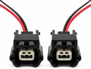 2pc Pre-Wired 2 Pin Connector Plugs for Nissan X-Trail Qashqai ABS Sensor