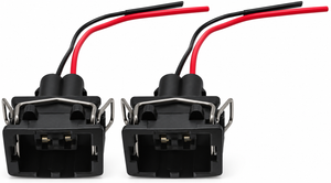 2X Pre-Wired 2 Pin Fog Light Lamp ConnectorS for VW T4 357972762 357972752