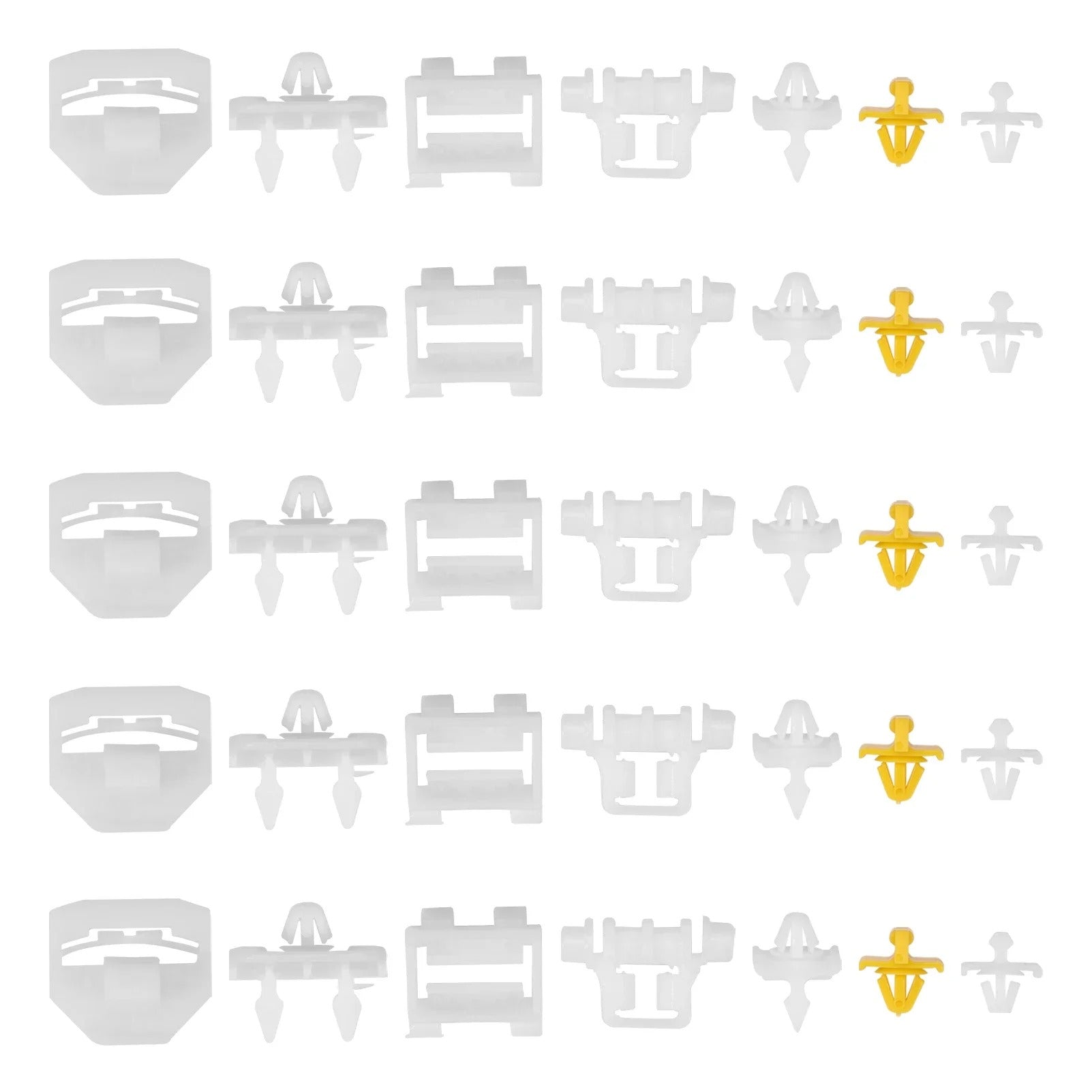 5 Sets Side Panel Clips Kit for Mercedes-Benz 190er W201 190E 190D 0019885081