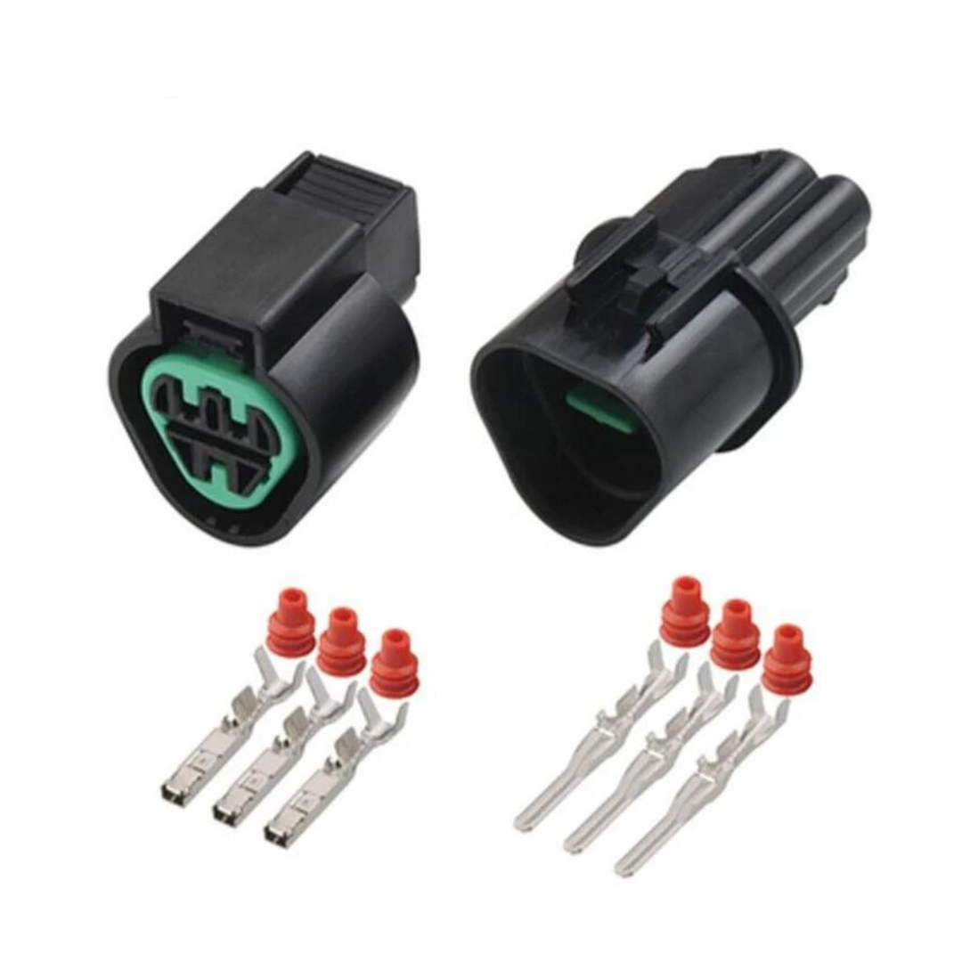 3 Pin Electrical Connector Wire Harness Plug Headlight Sensor For KIA Hyundai