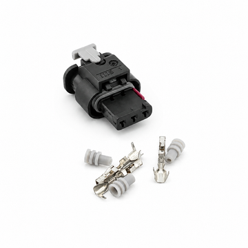 3 Pin PDC Parking Sensor Connector Plug Unwired Kit - Audi VW 4F0973703 1488991-5 1718653-1 1-1703494-1