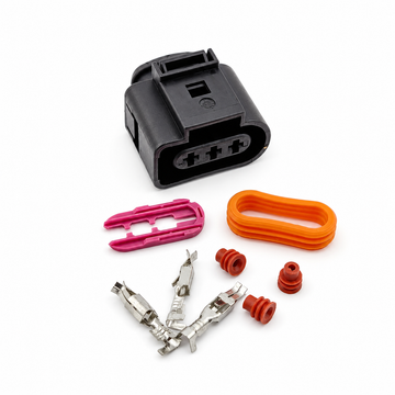 3 Pin Female Waterproof Connector Plug Unwired Kit - VW Audi Seat Skoda 1J0973723 1717696-1