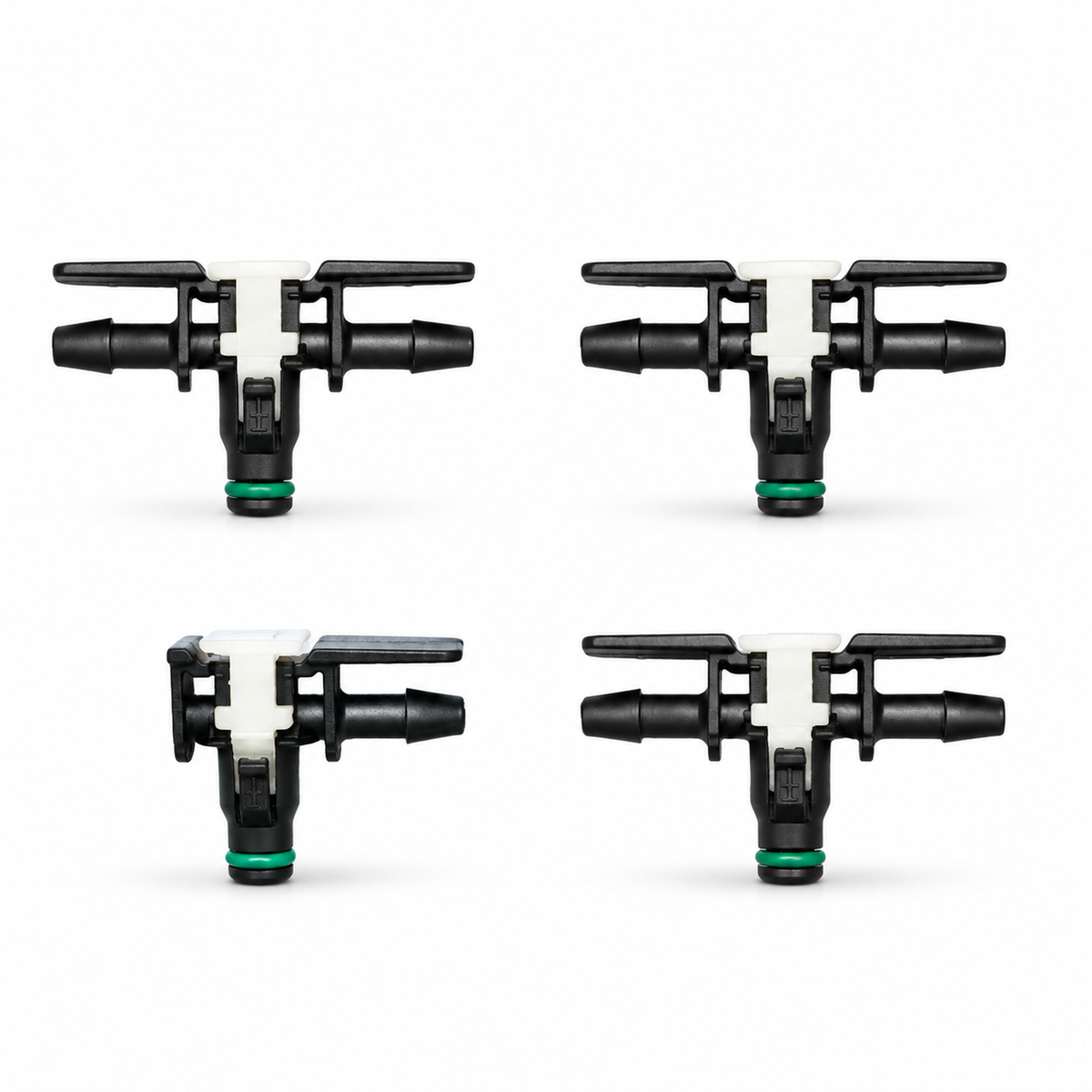Injector Return Leak Off Connector Kit for Audi A3 2.0 TDI Diesel Fuel 3 T's 1 L – 3xS104+1xAX0210/3T-1L – image 2