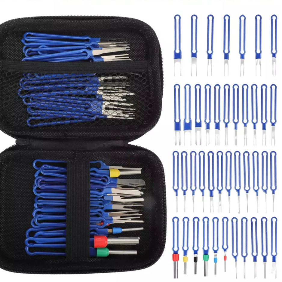 41PCS Automotive Terminal Removal Tool Car Wire Plug Connector Extractor Pin