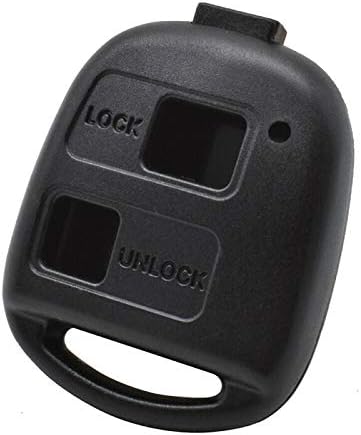 For Toyota 2 Button Key Fob Cover Replacement - Remote Car Key Case Shell Repair Kit for Avensis Yaris Corolla Camry RAV4 Echo Previa Tarago Prado