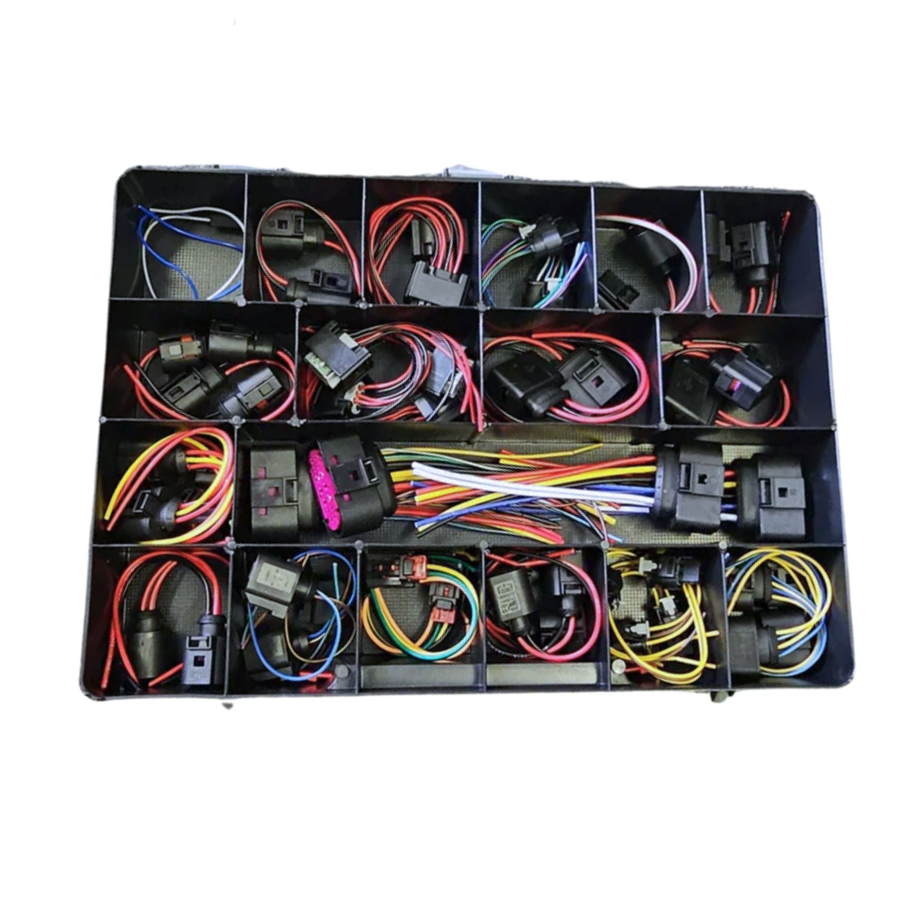 46pcs VW Audi Skoda Seat Automotive Electrical Connector Assortment Set Box