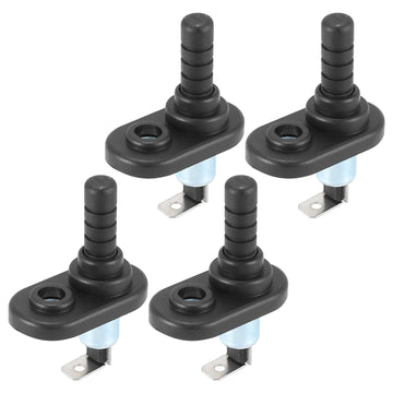 Lot de 4 interrupteurs à broche de porte pour moteur de voiture, coffre, étanches et antirouille