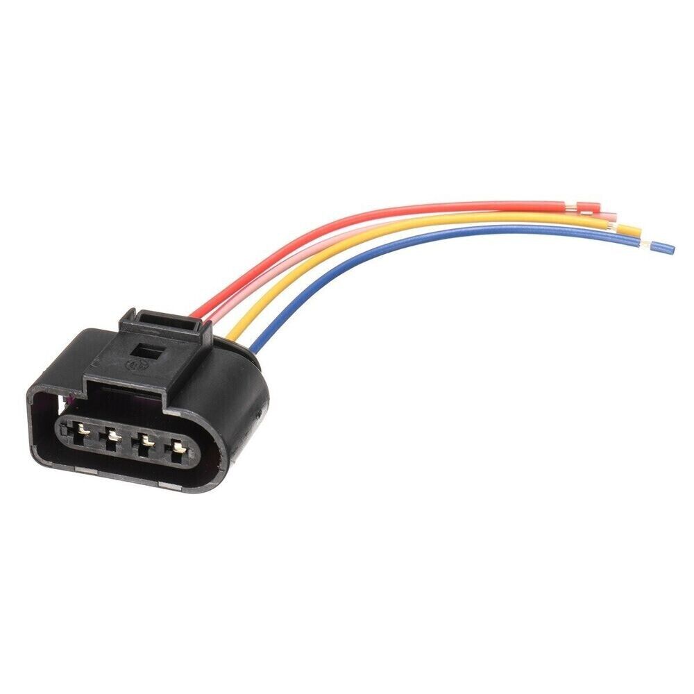 4 Pin 02 Oxygen Sensor Connector Plug Fits VW, Audi & Seat 1J0973724