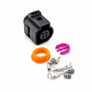 4 Pin Coolant Temperature Sensor Connector Plug Unwired Kit - VW Audi Seat Skoda 4B0973712 4B0973812