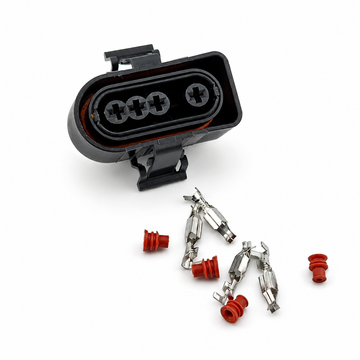 4 Pin Oxygen O2 Sensor Connector Plug Unwired Kit - VW Audi Seat Skoda 3A0973334 3A0973304