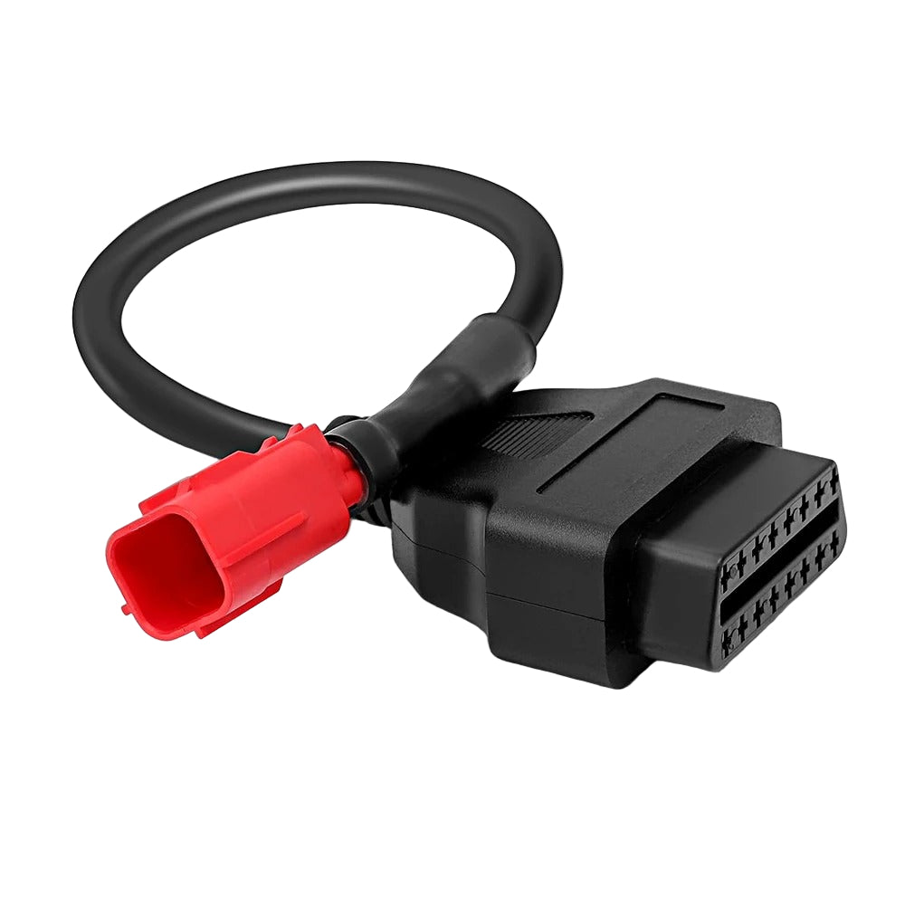 6 Pin OBD2 Euro 5 Motorcycle Diagnostic Cable Diagnostic Adapter Connector Plug