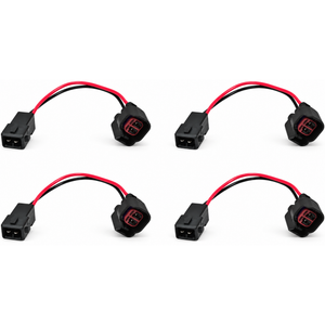 2 Pin 4pcs EV1 to EV6 For USCAR Petrol Fuel Injector Converter Adaptor Harness Wire Loom Plug – 4pcs/HOT/F02-Cable – image 2