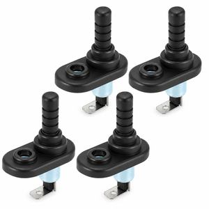 4 Pack of Door Pin Switches for Car Engine Trunk Boot Switch Set Waterproof and Rustproof