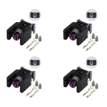 4pcs For Delphi Diesel Injector Connector Plugs Repair Fits Mercedes Sprinter