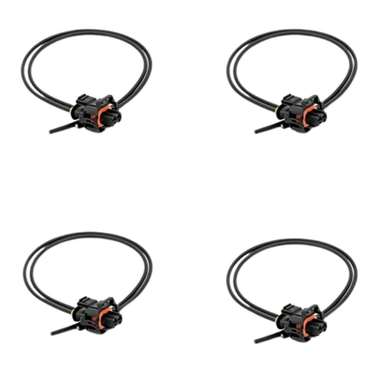 4pcs Pre Wired 2 Pin Diesel Injector Connector Plug Pigtail For Vauxha