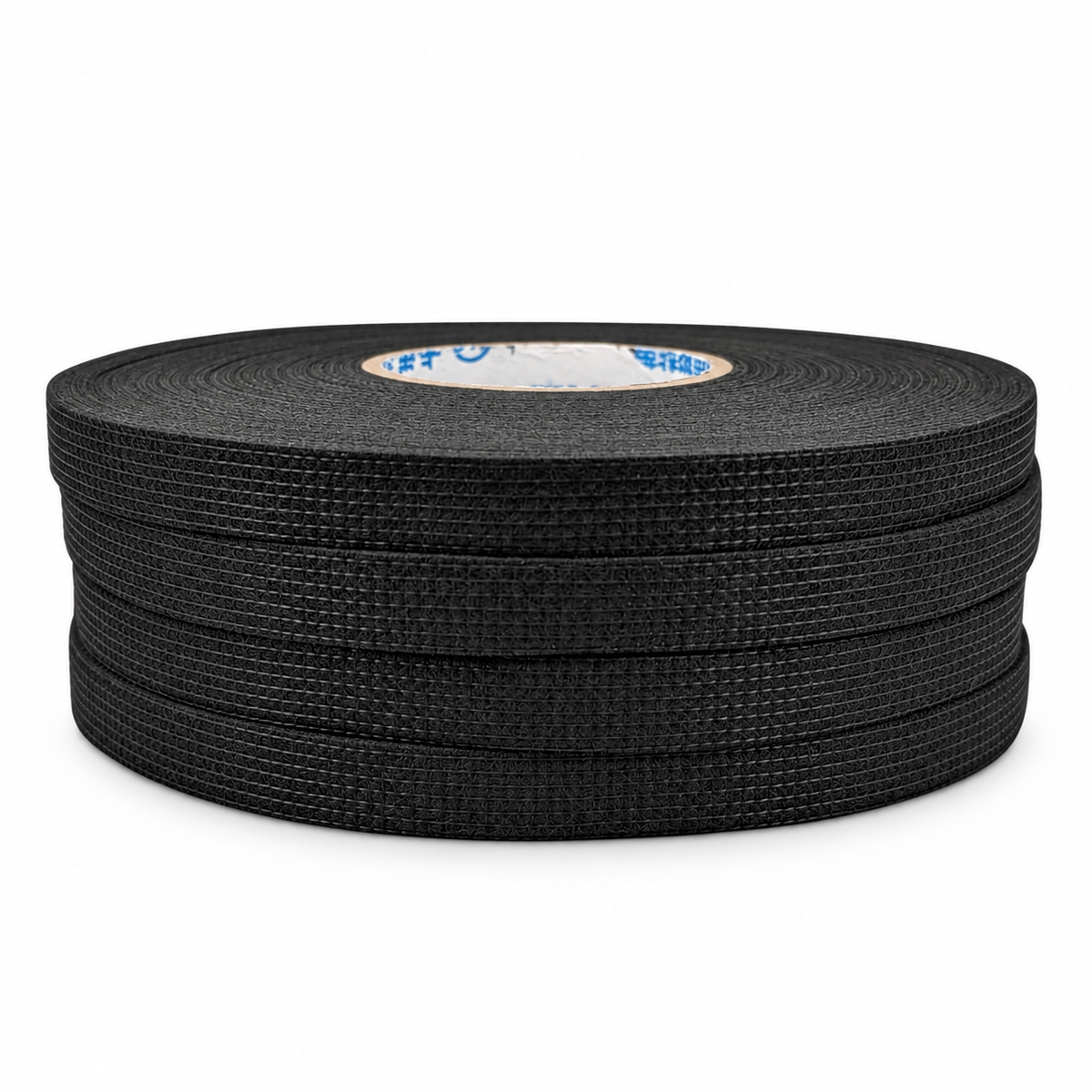 4 Pack of Heat-Resistant Black Fabric Cloth Wiring Harness Loom Tape - Cable Tidy Flame Retardant Connector Loom Tape for Car/Vehicle Auto Cables Wiring