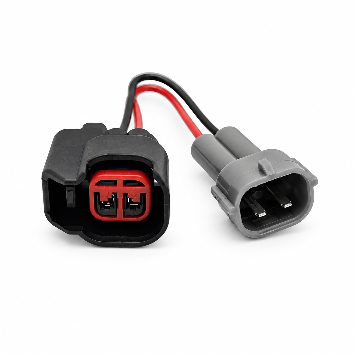 2 Pin 4PCS Fuel Injector Connector Plug Adaptors Female EV14 EV6 USCAR to Denso – 4x HOT/B10.G – image 2