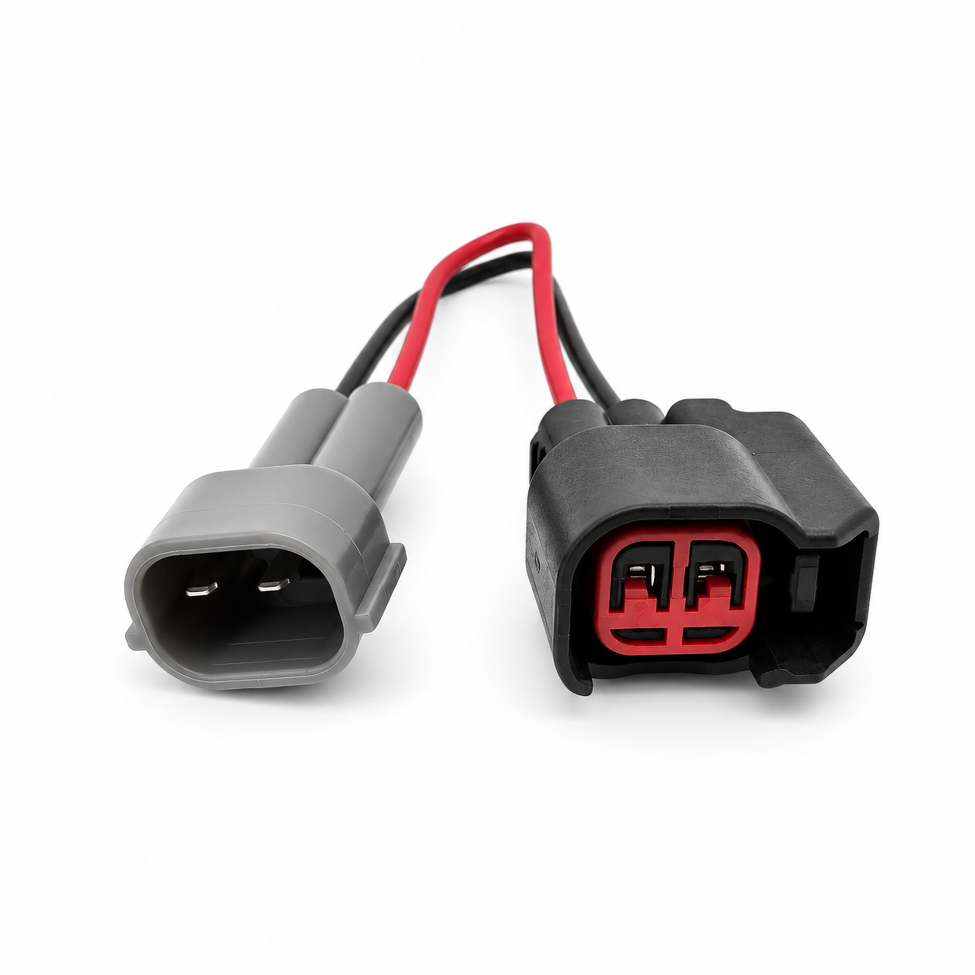 2 Pin 4PCS Fuel Injector Connector Plug Adaptors Female EV14 EV6 USCAR to Denso – 4x HOT/B10.G – image 3