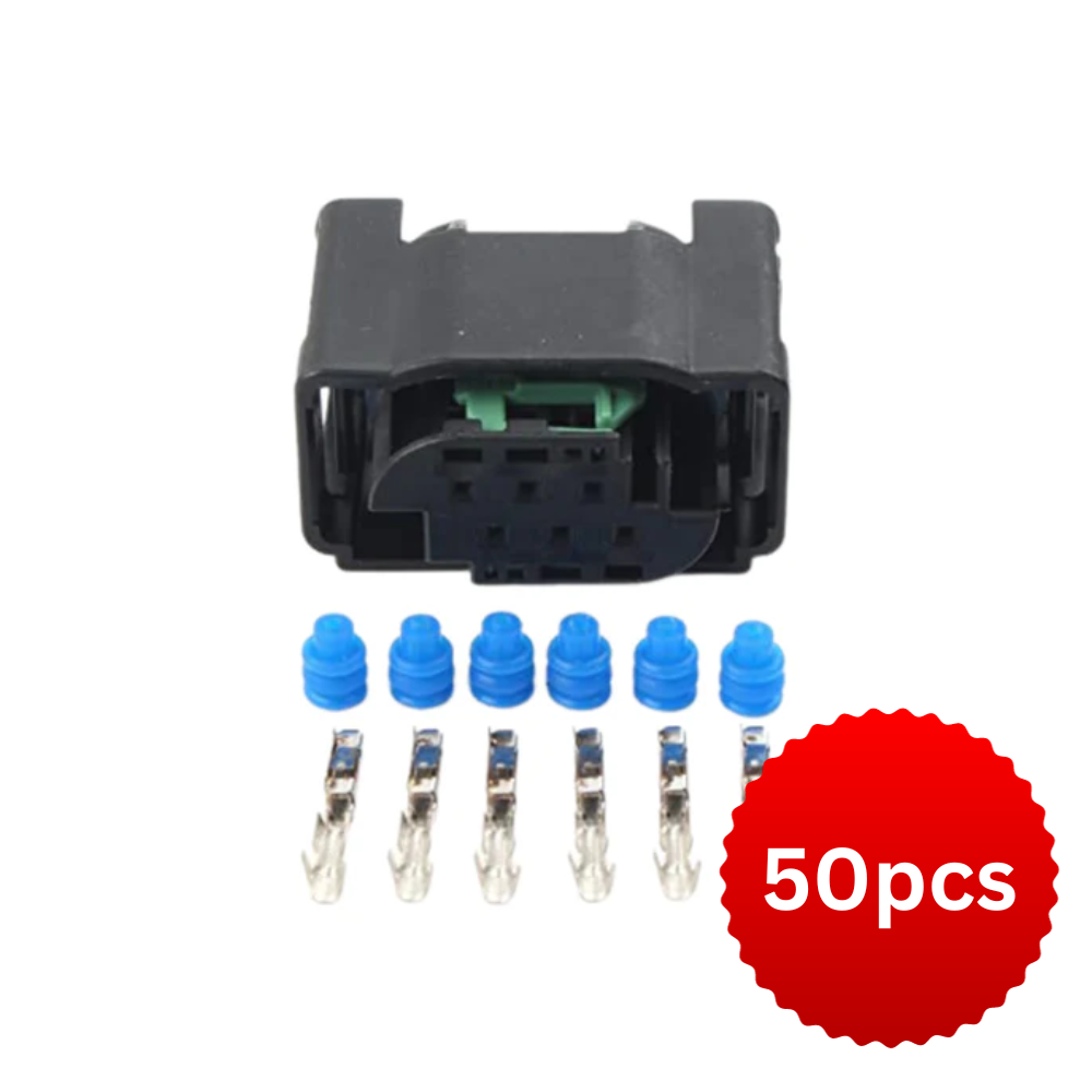 50PCS LOT - 6 Pin Plug Connector Throttle Pedal Suspension Sensor For BMW Audi VW