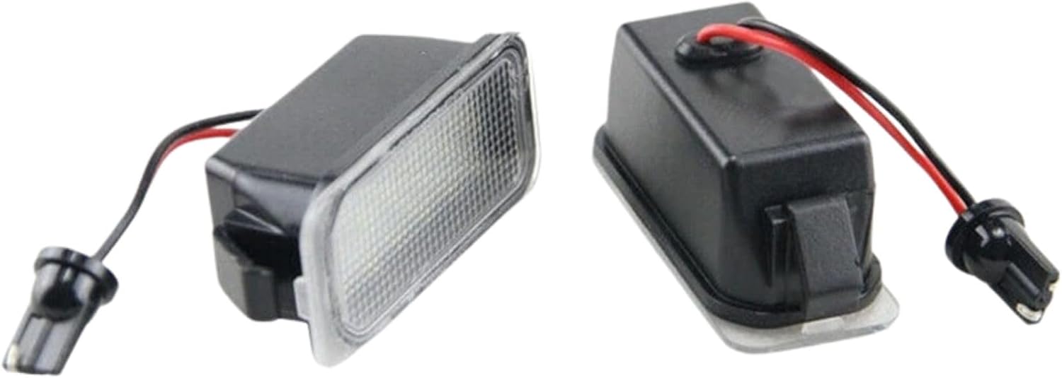 2pcs Canbus LED Rear Number Plate Lights 6000K for Ford Fiesta Focus Mondeo Kuga & Jaguar XJ XF