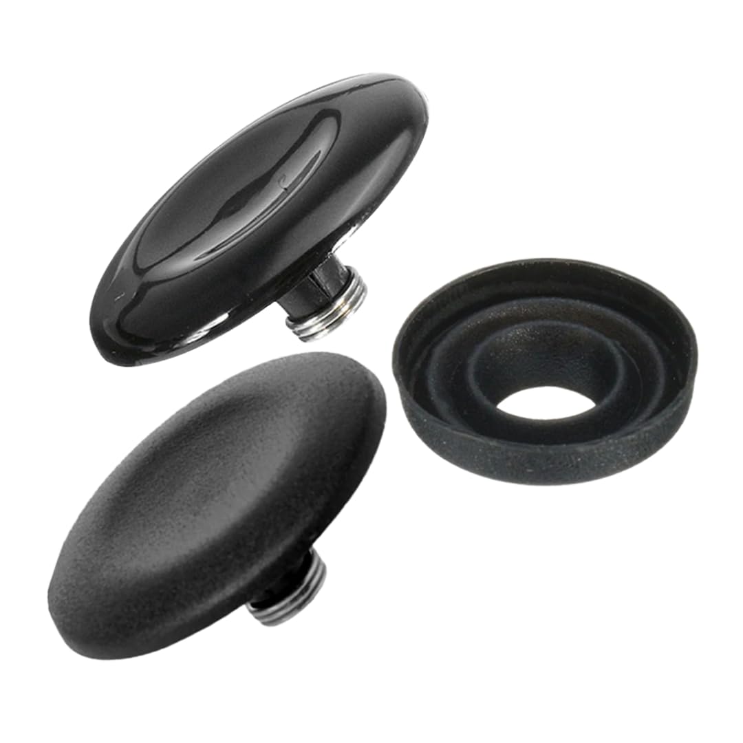 Black Matt & Gloss MMI Joystick Knob Button Cover Repair Kit For Audi A4 A5 A6 A8 Q5 S6 8K0998068A