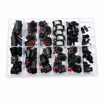 55pcs Connector Assortment Kit for VW Audi Group VAG Vehicles - Automotive Connector, Pins and Seal Set