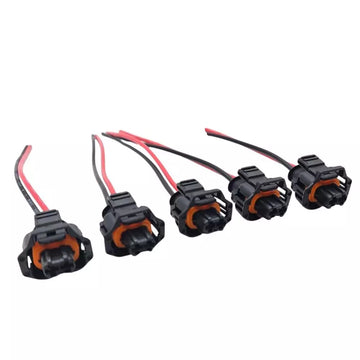 5pcs For Volvo XC90 2.4D / 2 Pin Pre-Wired Connector for Bosch Diesel Injectors Plug