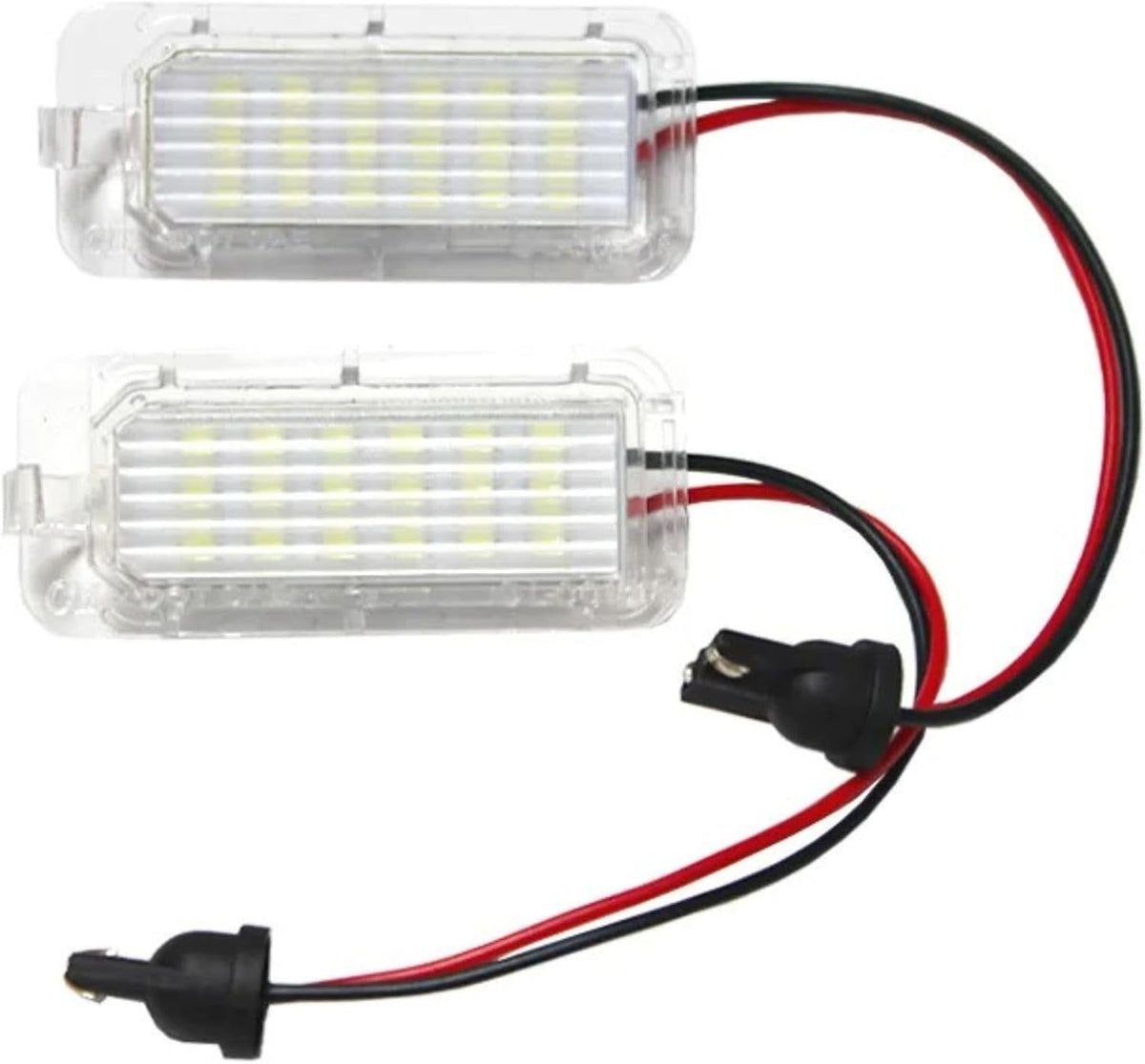 2pcs LED Number Plate Lights for Ford Fiesta Focus Mondeo Kuga C-Max S-Max Galaxy & Jaguar XF