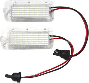 2pcs LED Number Plate Lights for Ford Fiesta Focus Mondeo Kuga C-Max S-Max Galaxy & Jaguar XF