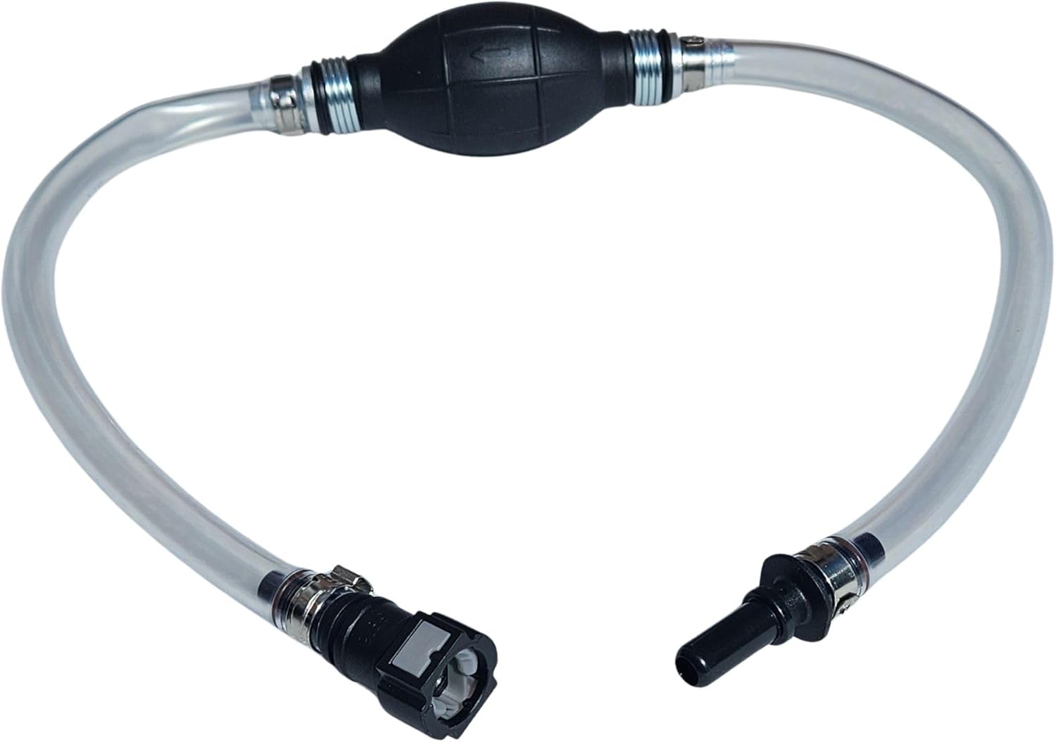 Diesel Fuel Priming Bleeding Pump Tool with 30+30cm Oil Pipe Tube Siphon Kit Reusable Fuel & Water Pump for Gasoline Oil Diesel Gas Exhaust for Ford Land Rover Jaguar Volvo and Others