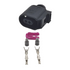 6E0973702 - 2 Pin ABS Sensor Connector Plug Female VW Audi Seat Skoda Volkswagen