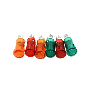 6pcs Warning Lights Lamp 12v 12 Volt Dashboard Panel Indicator Classic Kit Car