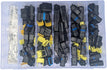 60pcs Male & Female FCI Sicma Car Automotive Waterproof Connector Kit Assortment Set 2, 3 & 4 Pin