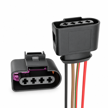 Connecteur de bobine d'allumage 4 broches pour Audi VW Skoda Seat Porsche 4B0973724 1J0973724