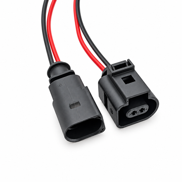 FOR VW AUDI VAG 2 Pin Male & Female Prewired Connector Sensor Plug Kit 1J0973802 1J0973702
